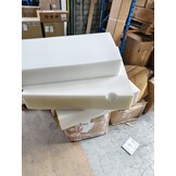 Logeermatras opvouwbaar 200 x 70 x 15 cm met kussens