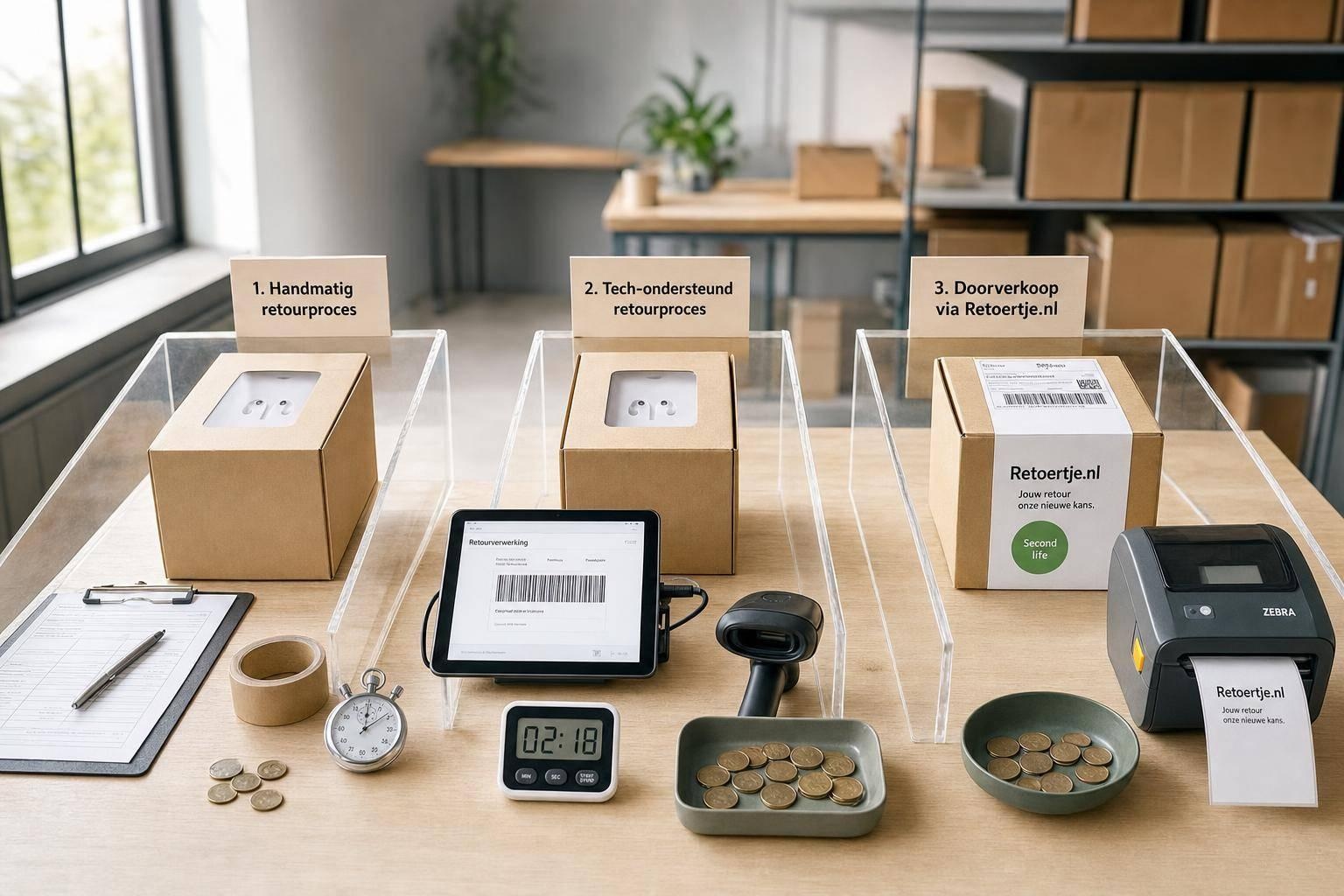 Retourproces met tech: kosten en marge