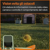 WORX Landroid Vision M600 WR206E.1 Robotmaaier, voor tuinen tot 600 m², intelligente robotmaaier zonder begrenzingskabel, wifi en bluetooth, actieve obstakelvermijding met AI-technologie,