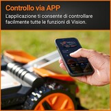WORX Landroid Vision M600 WR206E.1 Robotmaaier, voor tuinen tot 600 m², intelligente robotmaaier zonder begrenzingskabel, wifi en bluetooth, actieve obstakelvermijding met AI-technologie,