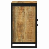 vidaXL Wastafelkast met plank Bruin 55 x 35 x 60 cm Massief Mango Hout