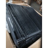 vidaXL Tuinstoelen 4 st met kussens poly rattan zwart