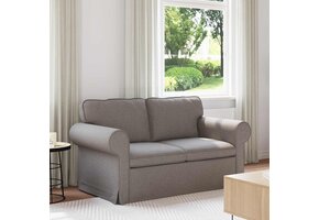 VidaXL Bank Taupe Stof - 155 x 82 x 80 cm - 35% Korting