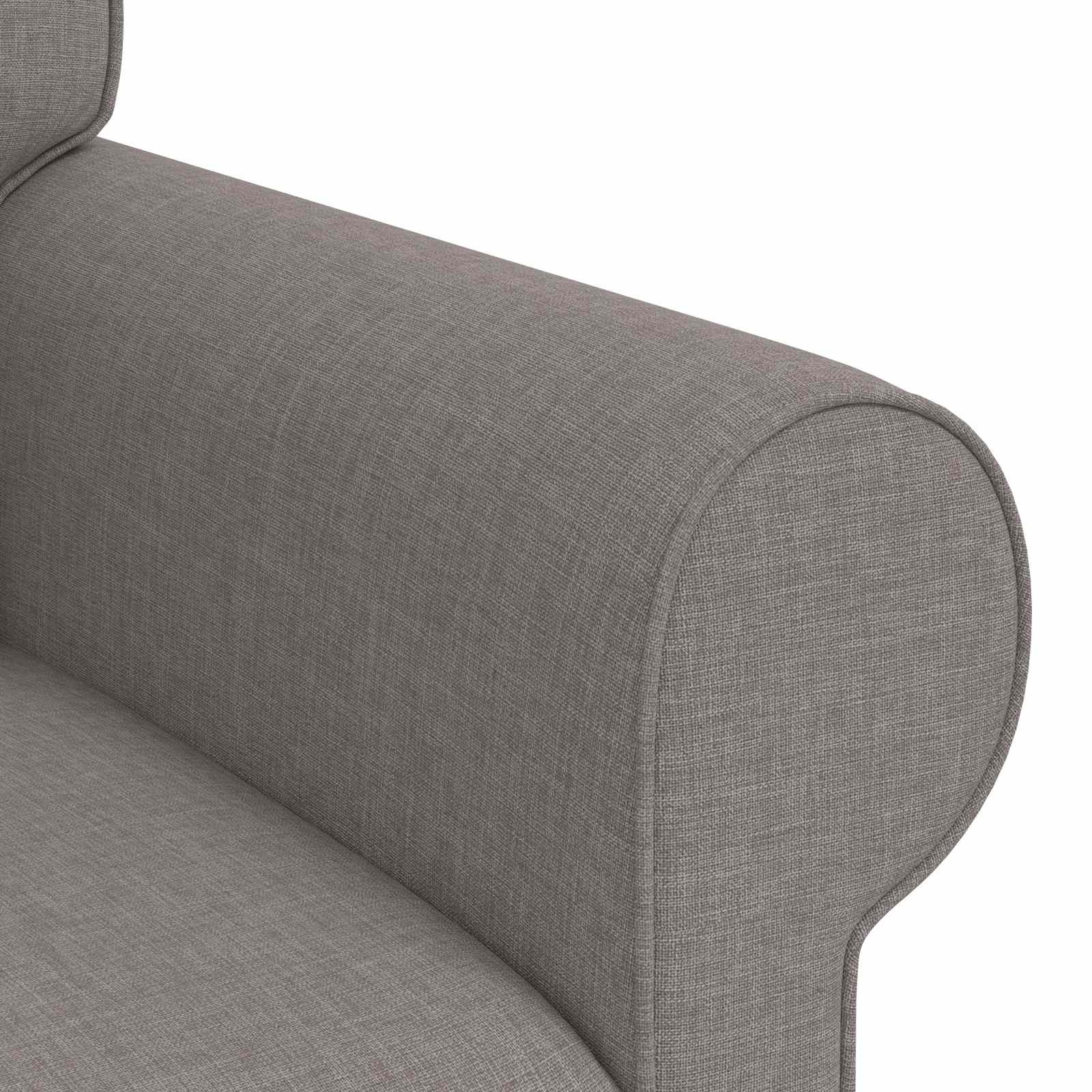 vidaXL Bank Taupe 155 x 82 x 80 cm Stof
