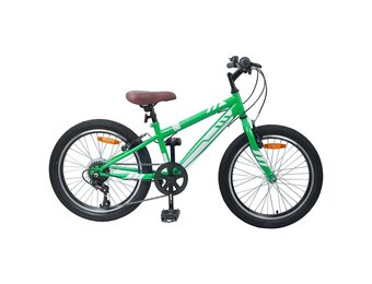 vidaXL Mountainbike 24 Inch 6-Snelheid voor 8-12 jaar oud Groen