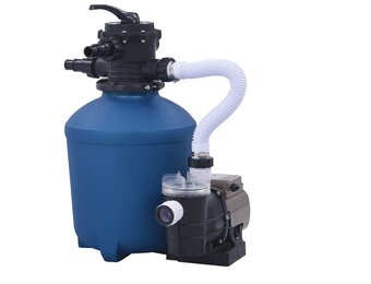 vidaXL Zandfilterpomp met timer 530 W 10980 L/u