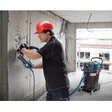 Bosch Professional stofzuiger voor nat en droog GAS 55 M AFC (incl. spleetzuigmond, 35mmØ, afvoerzak, bocht, vloerzuigmondset, 1 platte plooifilter PES, 3x0,35m zuigbuis, slang 5m met gereedschapsmof) - Maat 55 Liter, Stofklasse M