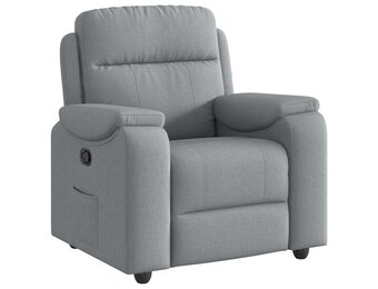 Verstelbare Fauteuil Stof Lichtgrijs - 52% Korting