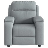 Verstelbare Fauteuil Stof Lichtgrijs - 52% Korting