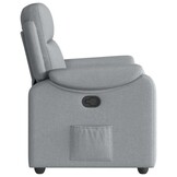 Verstelbare Fauteuil Stof Lichtgrijs - 52% Korting