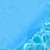 VEVOR Zonne-zwembadafdekking, rechthoekige zonnedeken voor zwembaden, ingegraven bovengronds zwembad zonneafdekking, 16 mil zonneafdekking, blauw