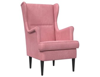 vidaXL Fauteuil Roze Fluweel
