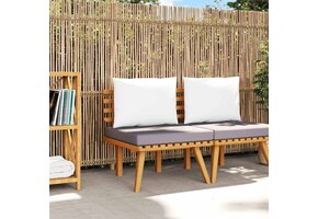 vidaXL Tuinstoel Massief Acaciahout met Kussens - 46% Korting
