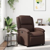 VidaXL Verstelbare Fauteuil Kunstleer Bruin - 35% Korting