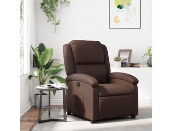 VidaXL Verstelbare Fauteuil Kunstleer Bruin - 35% Korting