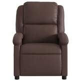 VidaXL Verstelbare Fauteuil Kunstleer Bruin - 35% Korting