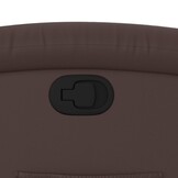 VidaXL Verstelbare Fauteuil Kunstleer Bruin - 35% Korting