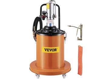 VEVOR Draagbare 20L Vet Pomp Set Elektrische 5 Gallon Lucht Operated Vet Pomp met 20FT Hoge druk Hydraulische Slang