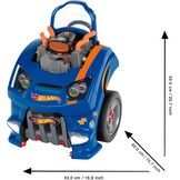Theo Klein 2822 Hot Wheels-montagewagen I Motorblok met leerzame reparatiefuncties I Batterij-aangedreven koplampen en claxon I Speelgoed voor kinderen vanaf 3 jaar