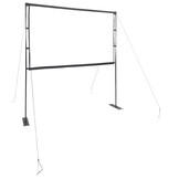 vidaXL Projectiescherm met statieven 100 inch 16:9