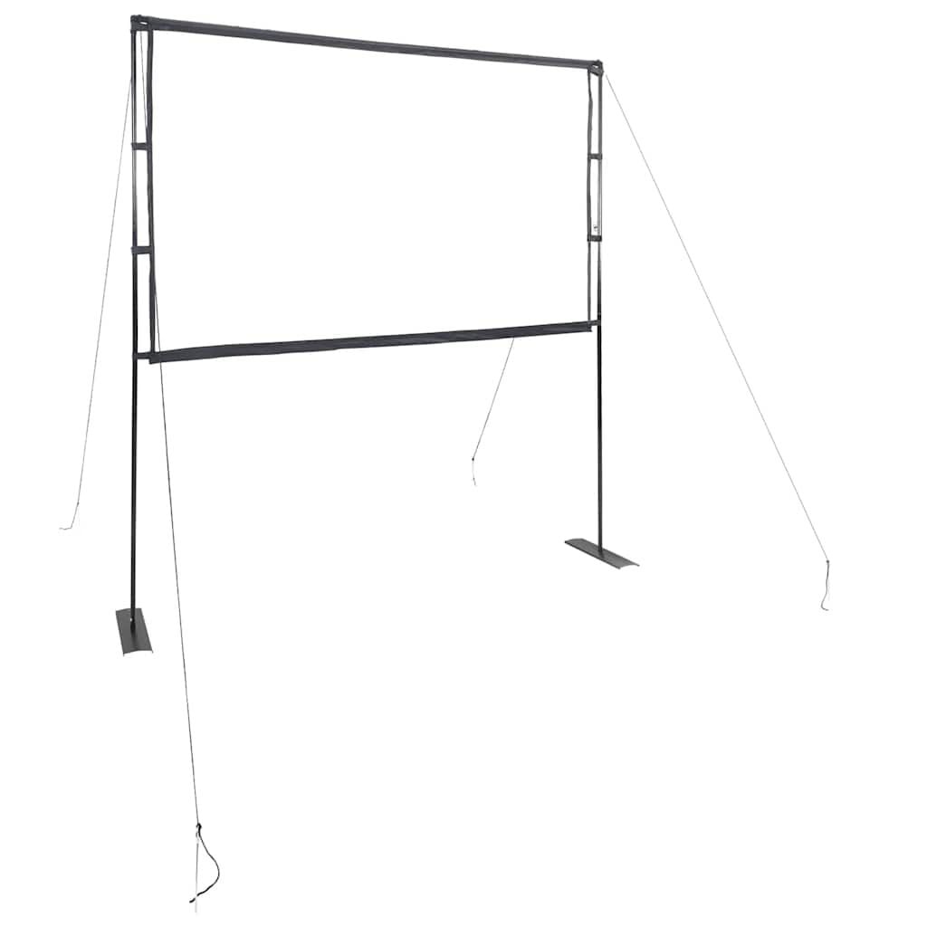 vidaXL Projectiescherm met statieven 100 inch 16:9