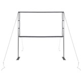 vidaXL Projectiescherm met statieven 100 inch 16:9