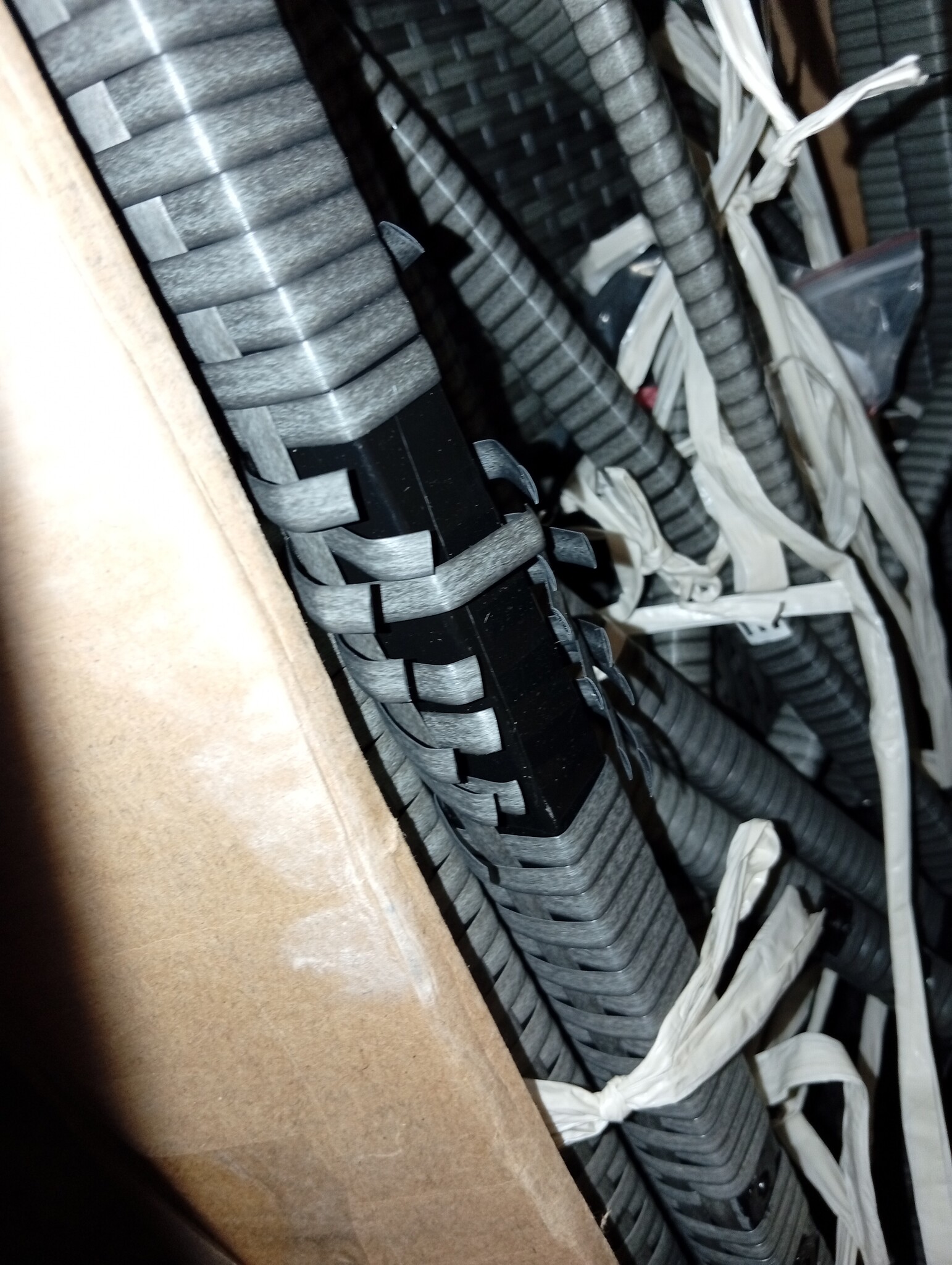 vidaXL Barkrukken 4 st poly rattan grijs