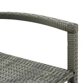 VidaXL Barkrukken Set van 4 - Poly Rattan Grijs - 73% Korting