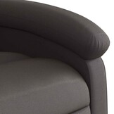 Verstelbare Donkerbruine Echt Lederen Fauteuil - 35% Korting