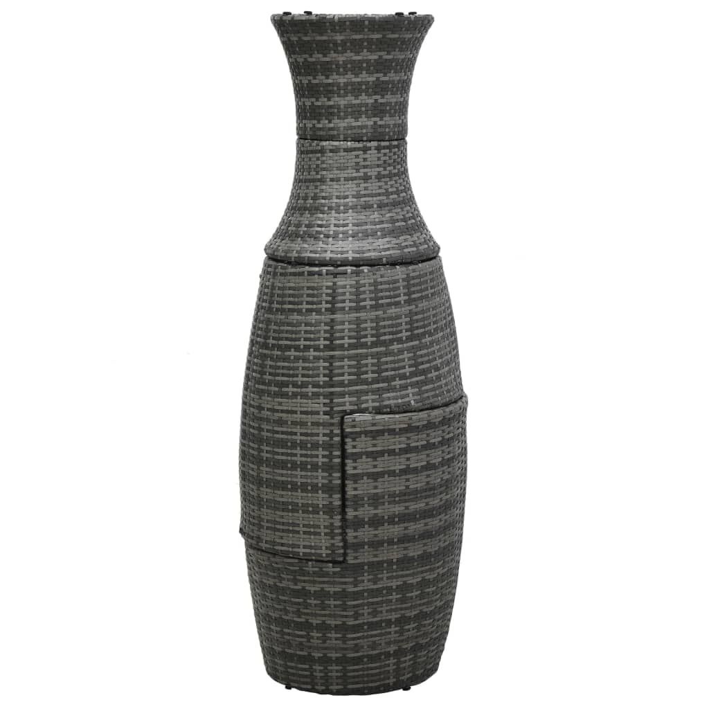 VidaXL Bistroset 3-delig Poly Rattan Grijs - 35% Korting