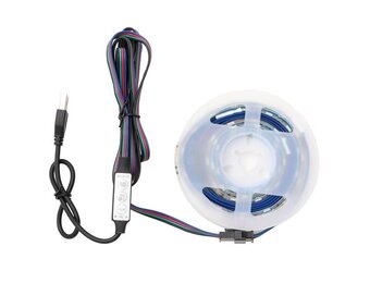 vidaXL LED-strip 2 st Zwart SMD5050
