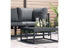 vidaXL Loungeset Antraciet Staal 70x70,5x32cm - 34% Korting