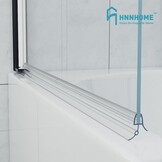 Douche- en badschermafdichting 870mm Transparant voor glas 6-8mm | Waterdicht & Eenvoudige installatie