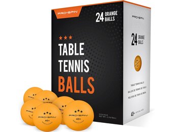 Oranje Tafeltennisballen 3-Ster 40+ ABS voor binnen en buiten