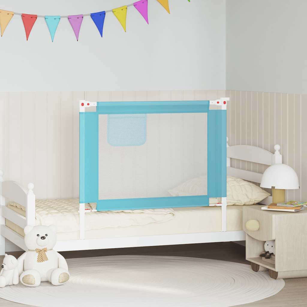 Bedhekje voor peuters 100x25cm stof blauw - 34% korting