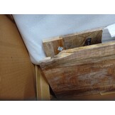 VidaXL Salontafel Ruw Mangohout - 70x70x40 cm - 60% Korting
