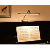 LED Pianolamp Mat Goud Aluminium - 34% Korting