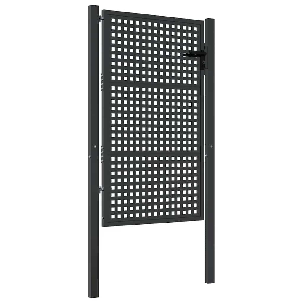 Tuinpoort Staal Antraciet 105x200 cm - 35% Korting