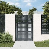 Tuinpoort Staal Antraciet 105x200 cm - 35% Korting
