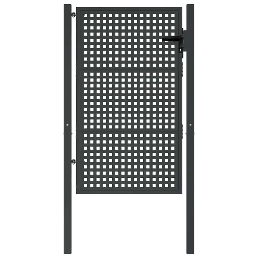 Tuinpoort Staal Antraciet 105x200 cm - 35% Korting