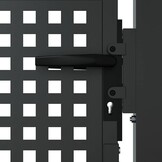 Tuinpoort Staal Antraciet 105x200 cm - 35% Korting