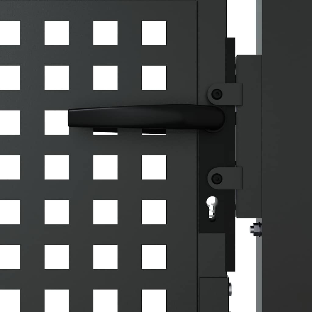 Tuinpoort Staal Antraciet 105x200 cm - 35% Korting