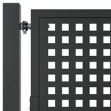 Tuinpoort Staal Antraciet 105x200 cm - 35% Korting