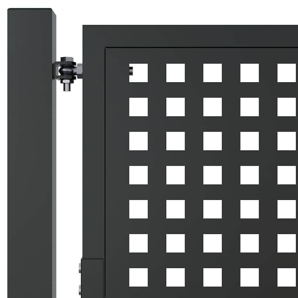 Tuinpoort Staal Antraciet 105x200 cm - 35% Korting