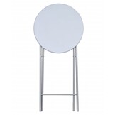 Set van 4 Witte Statafels MDF met Stalen Poten - 35% Korting