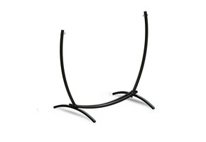 2-in-1 Hangmat & Hangstoel Standaard - Zwart Gepoedercoat Staal - 34% Korting