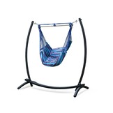 2-in-1 Hangmat & Hangstoel Standaard - Zwart Gepoedercoat Staal - 34% Korting