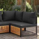 Acacia Houten Tuinbank Zonder Armleuningen + Kussens - 54% Korting