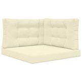 Buitenbankkussen Polyester Crèmekleurig 80x80 cm - 34% Korting