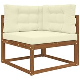 Buitenbankkussen Polyester Crèmekleurig 80x80 cm - 34% Korting
